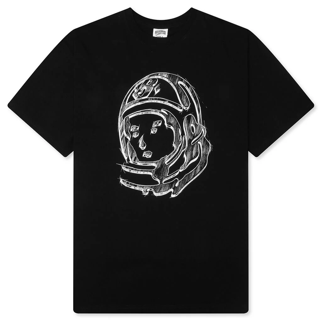 Helmet Sketch S/S Tee - Black