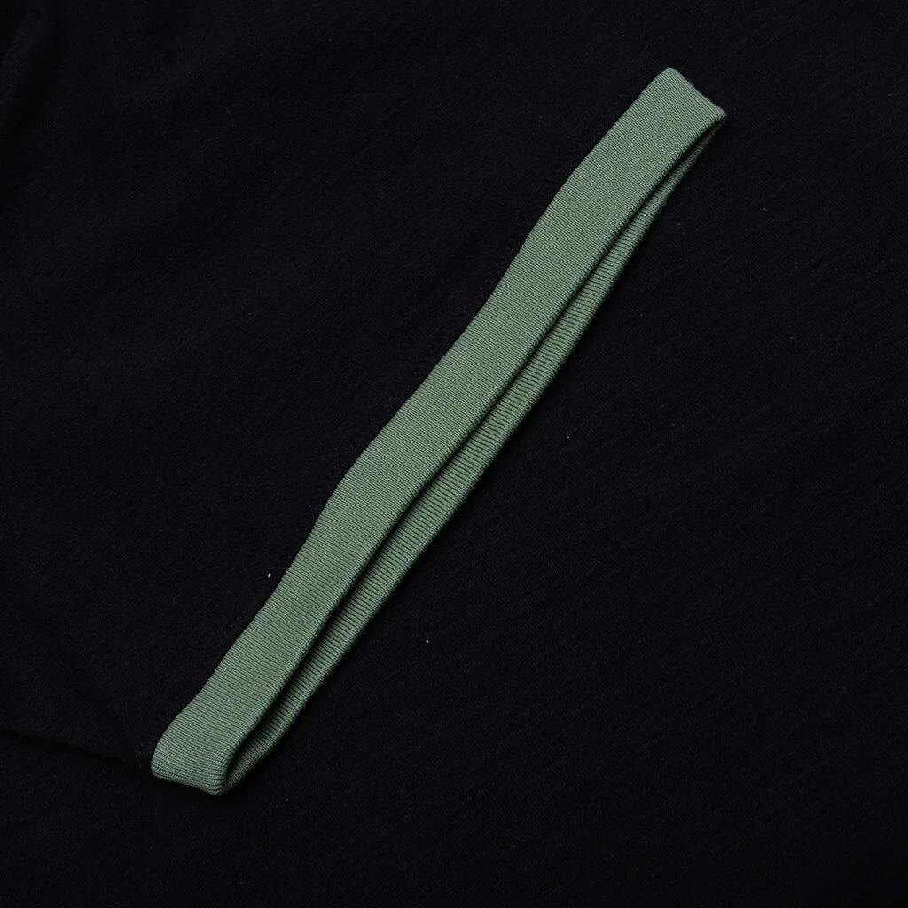 Record S/S Knit Shirt- Black - Image 3