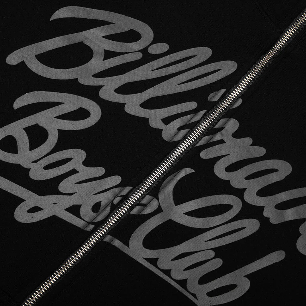 Script Zip Hoodie - Black - Image 3