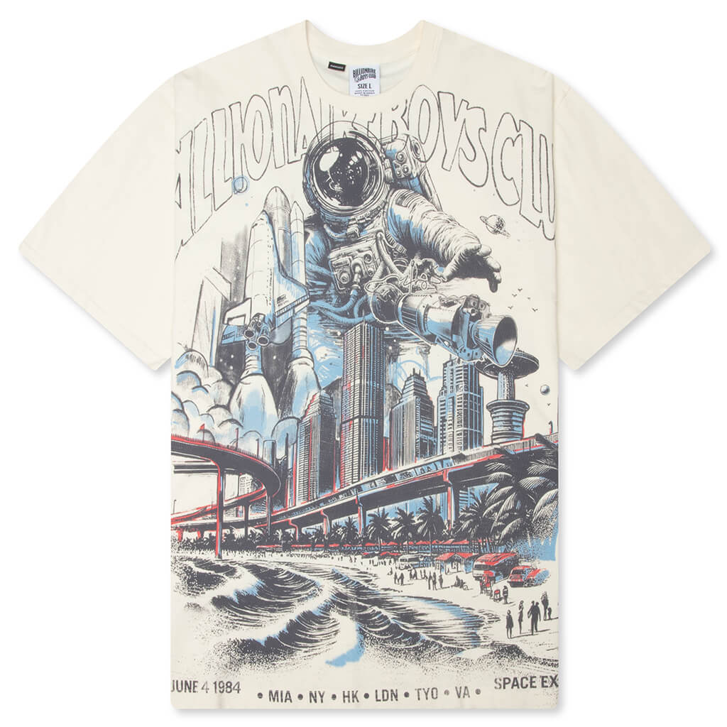 Space Expo S/S Knit Tee - Gardenia