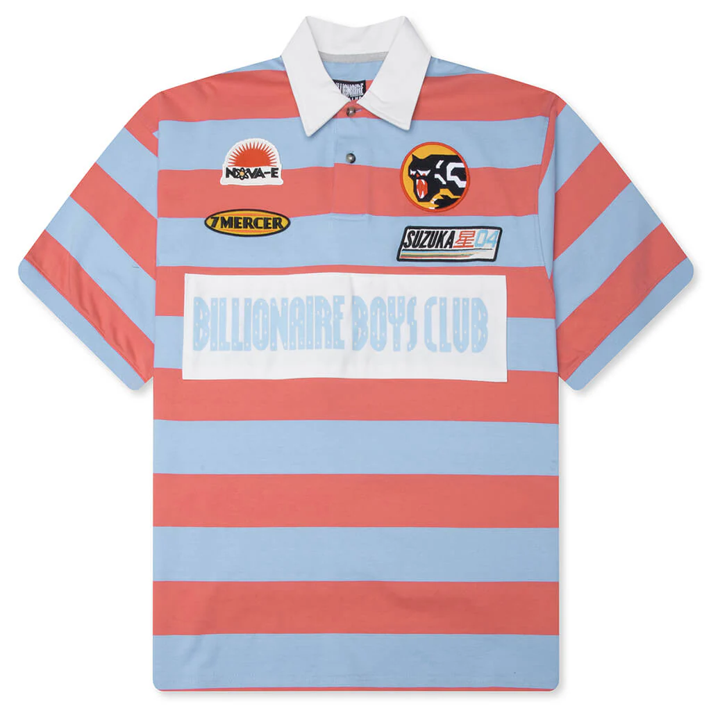 Trails S/S Knit Polo - Blue Bell
