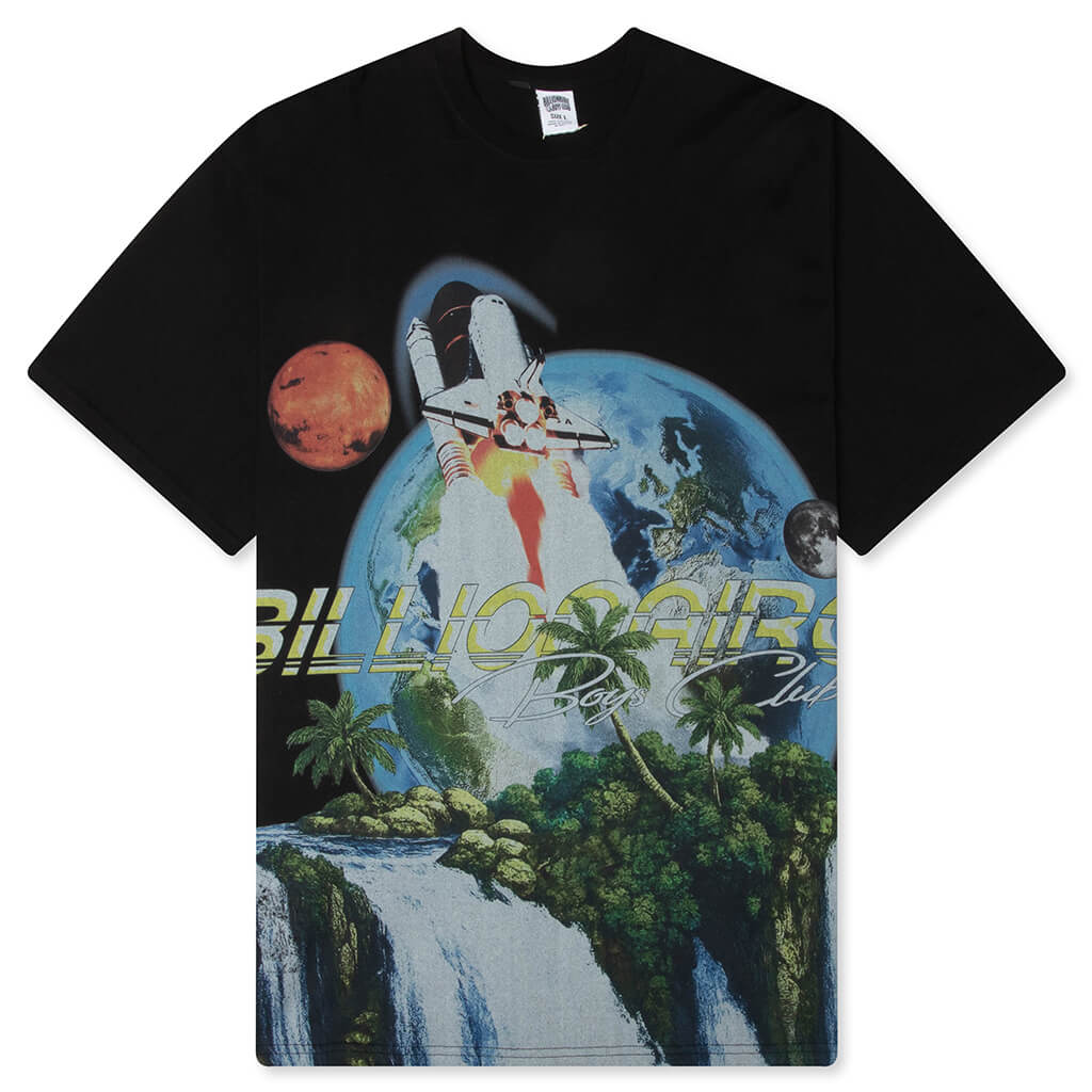 Waterfalls S/S Knit Tee - Black