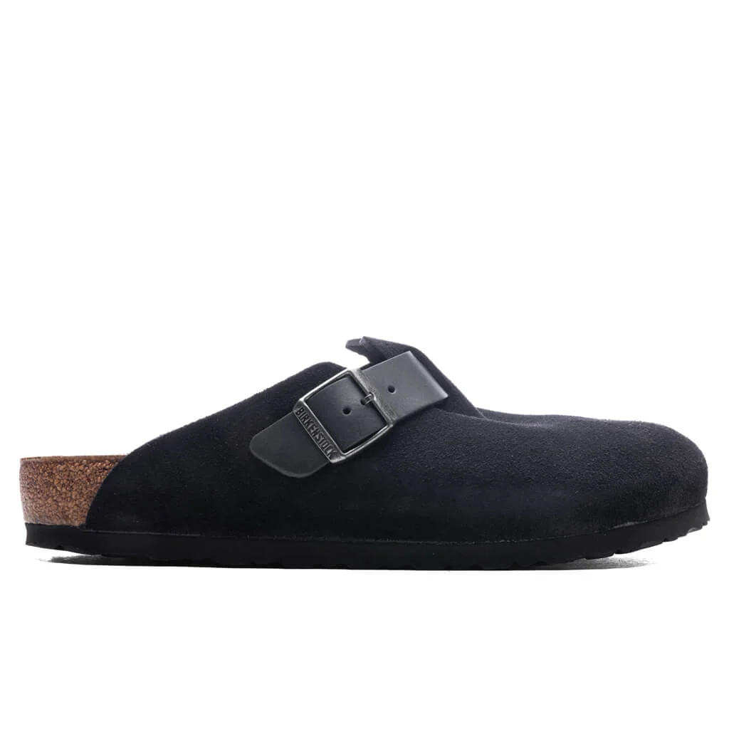 Boston Mixed Leather - Midnight