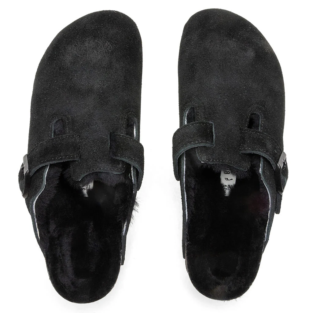 Narrow Boston Shearling - Black - Image 2
