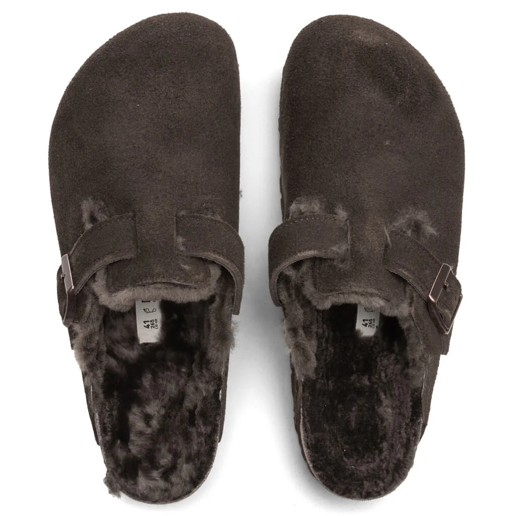 Wide Boston Shearling - Mocha - Image 2