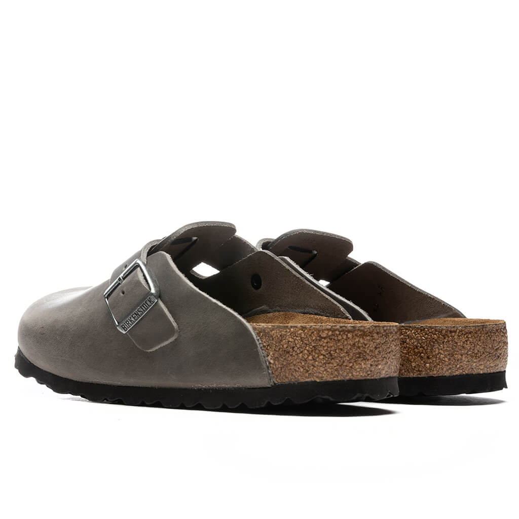 Wide Boston Soft Footbed - Iron - Image 3