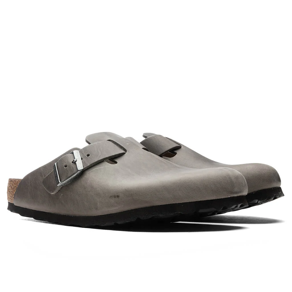 Wide Boston Soft Footbed - Iron - Image 4