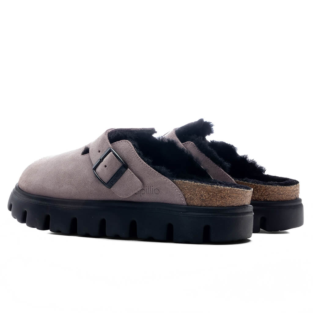 Women's Boston Chunky Shearling - Faded Purple/Black - Image 3