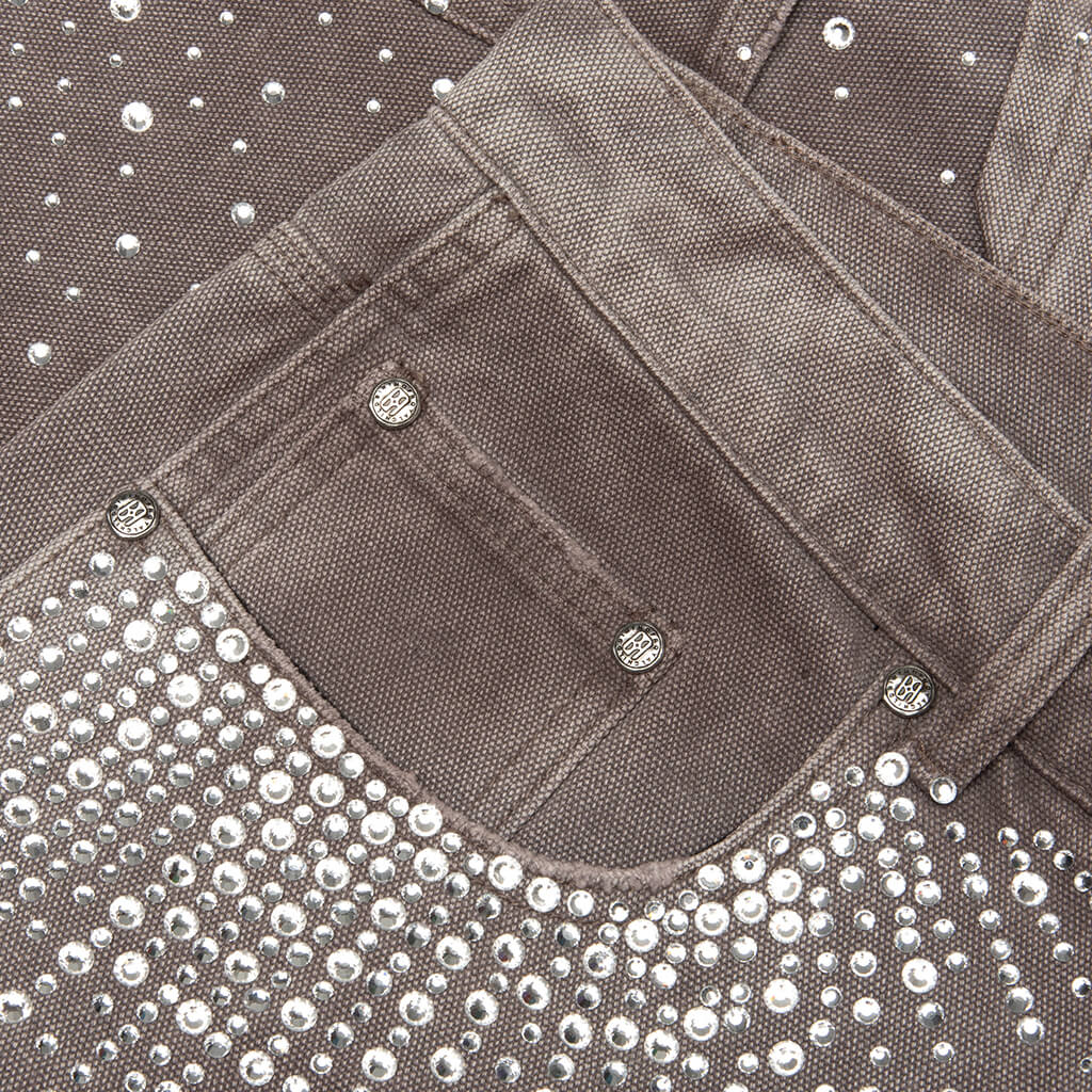 20K Diamond Jorts - Brown - Image 4