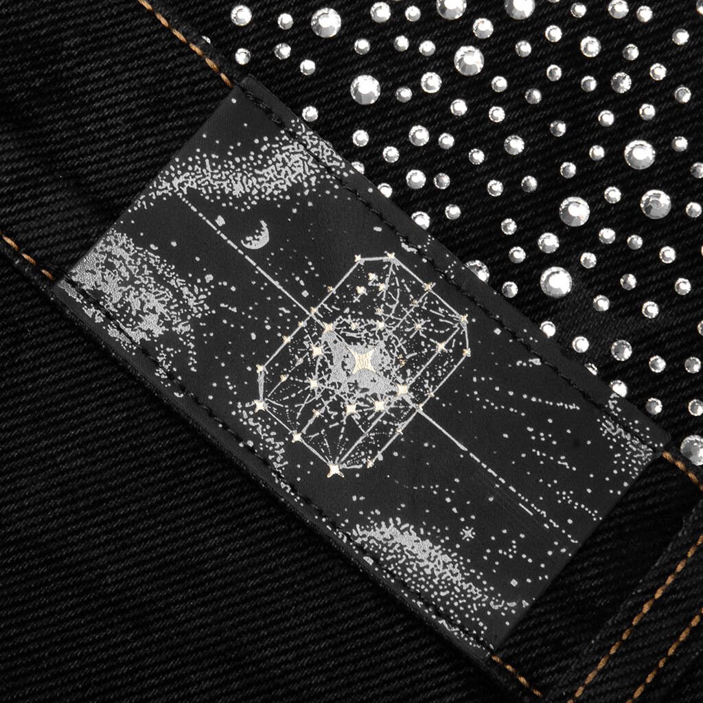 20K Diamond Starlight Denim Shorts - Black - Image 6