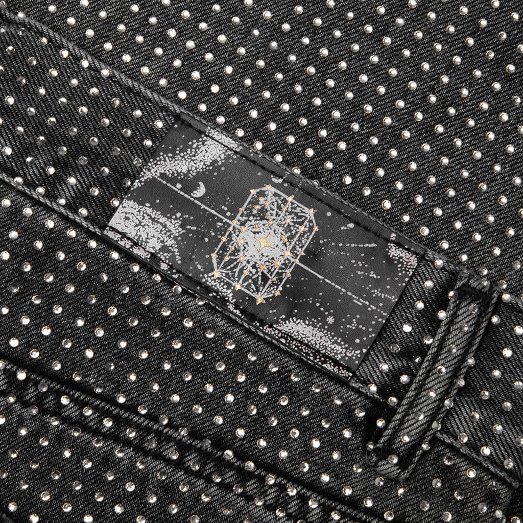 20K Diamond Stellar Denim Pants - Black - Image 6