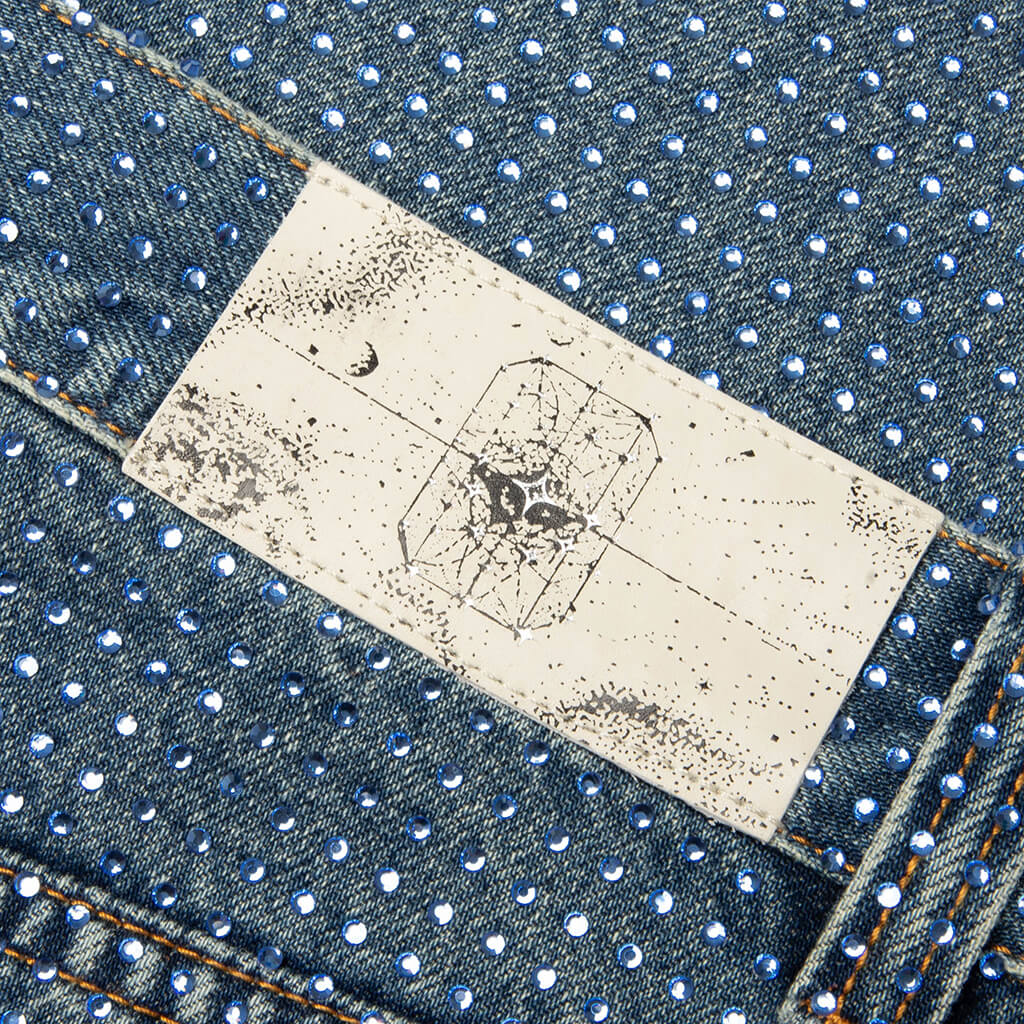20K Diamond Stellar Denim Pants - Blue - Image 6