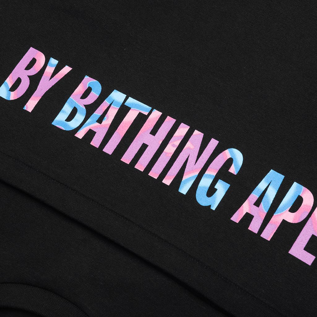 Liquid Camo Ape Face Sta Tee - Black/Pink - Image 4
