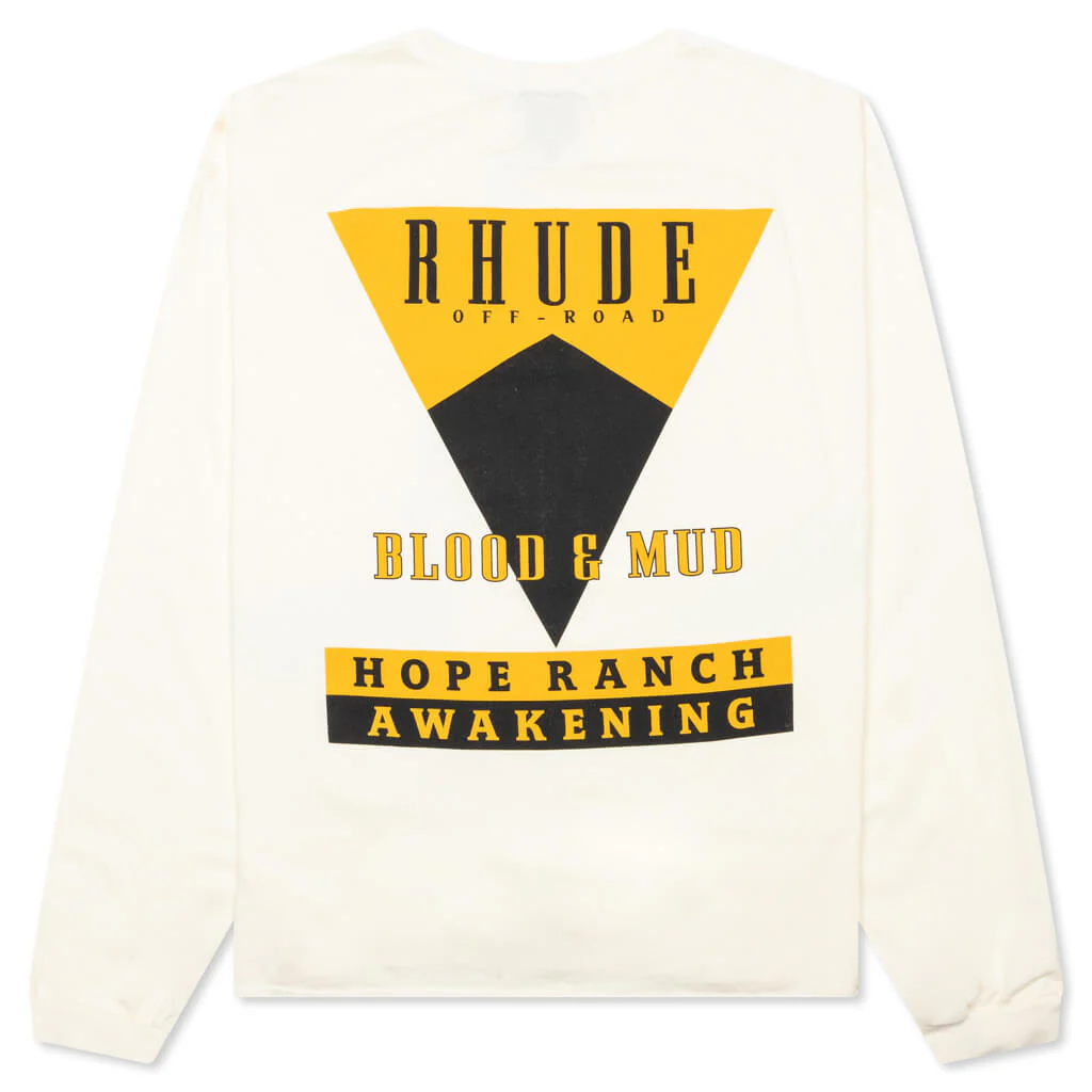 Blood and Mud L/S Tee - Vintage White - Image 2