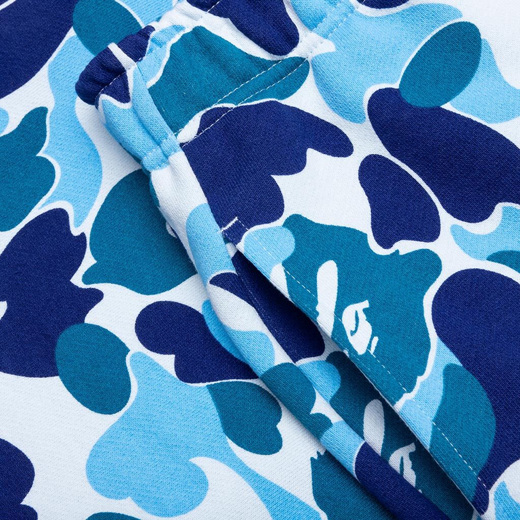 ABC Camo Shark Sweat Shorts - Blue - Image 4