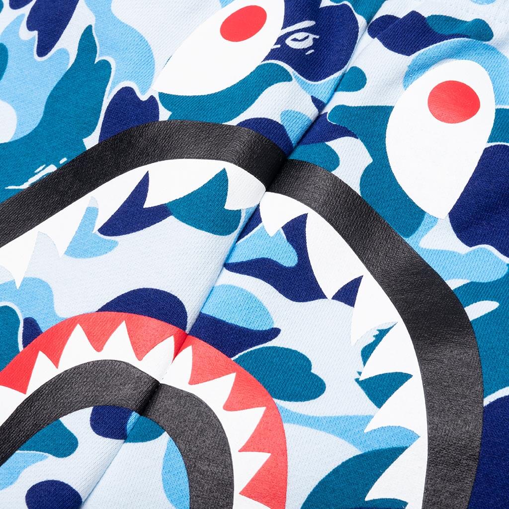 ABC Camo Shark Sweat Shorts - Blue - Image 5