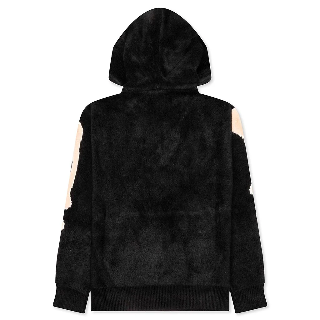 Bones Sleeves Hoodie - Black - Image 2