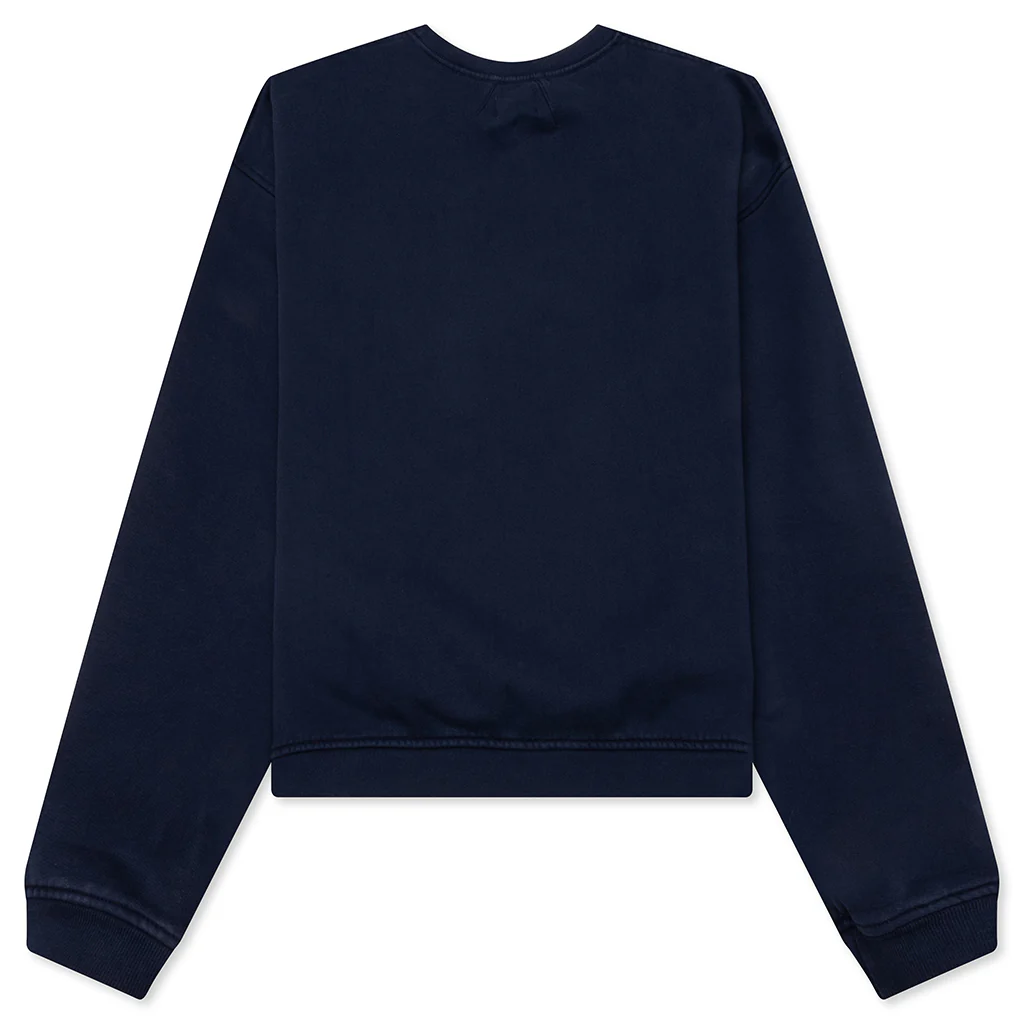 Bordeaux Crewneck - Navy - Image 2