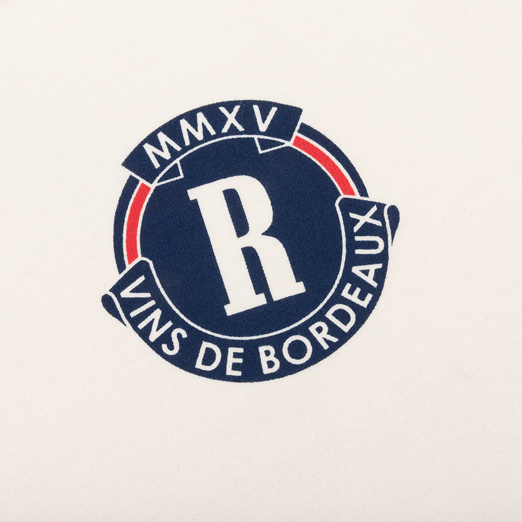 Bordeaux Wine Tee - Vintage White - Image 3