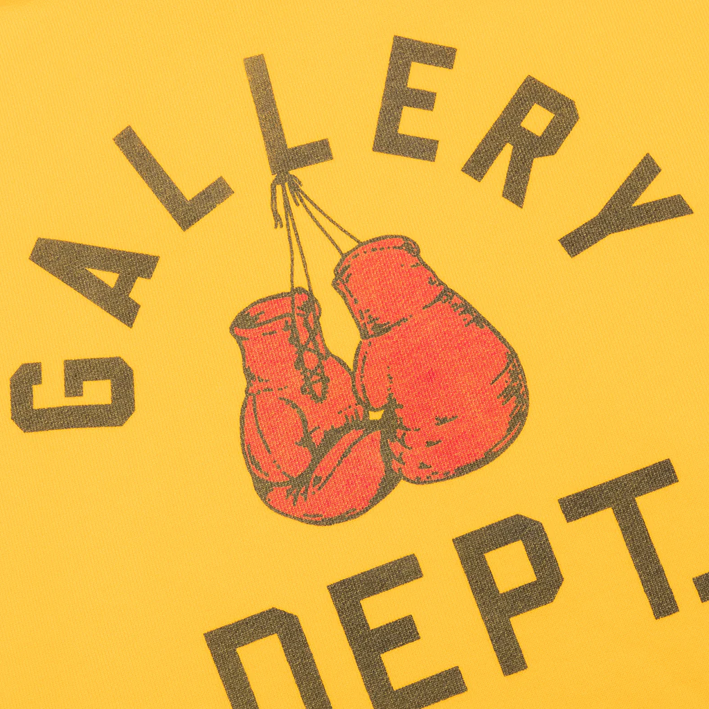 Boxing Merch Hoodie - Gold Yellow - Image 3
