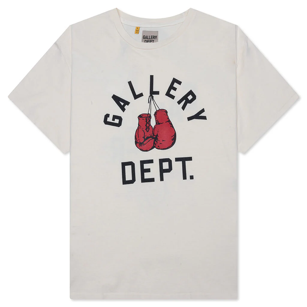 Boxing Merch Tee - Cream