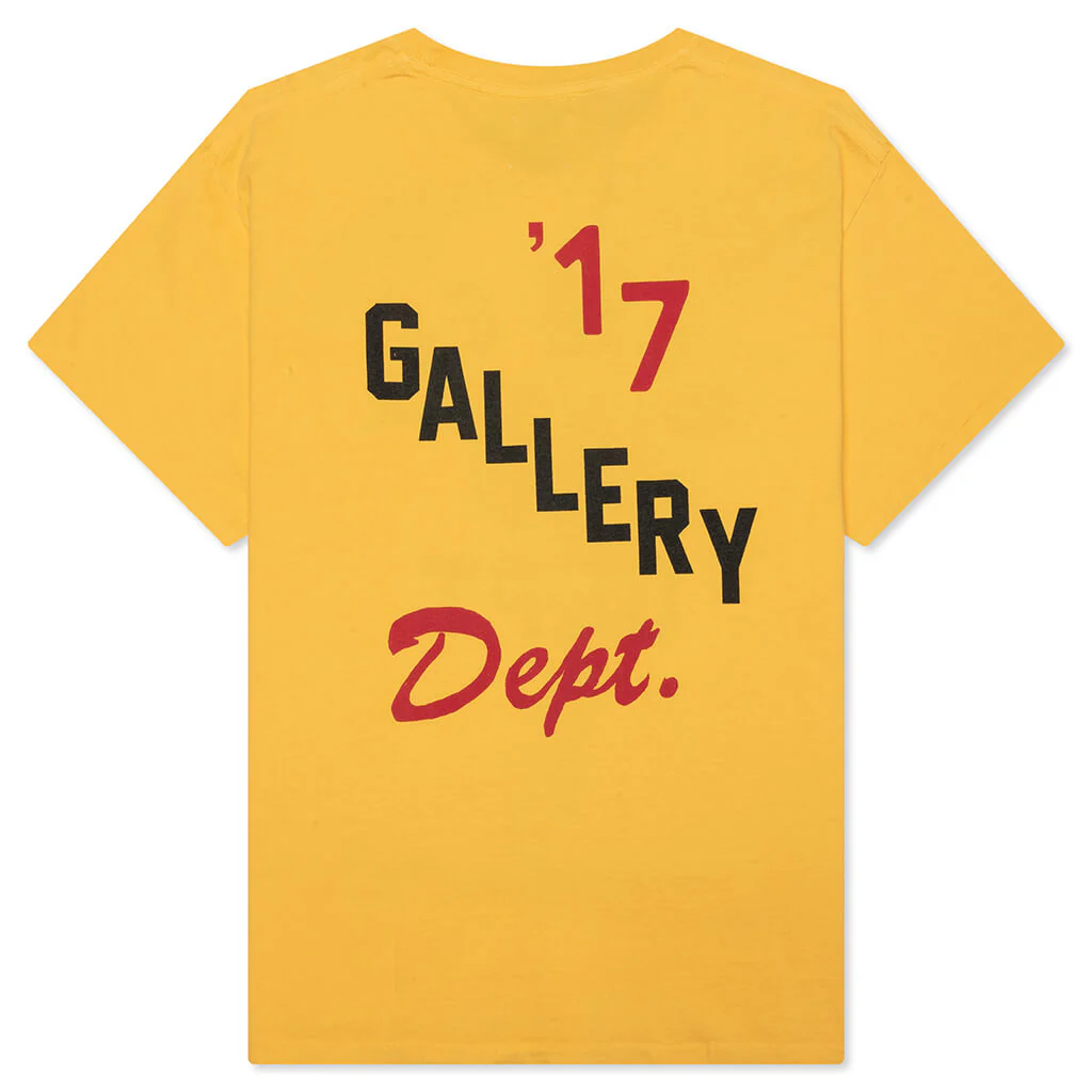Boxing Merch Tee - Gold Yellow - Image 2