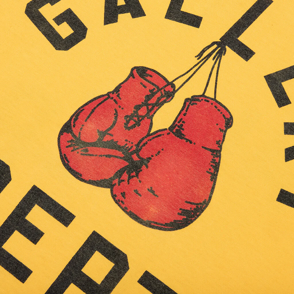 Boxing Merch Tee - Gold Yellow - Image 3