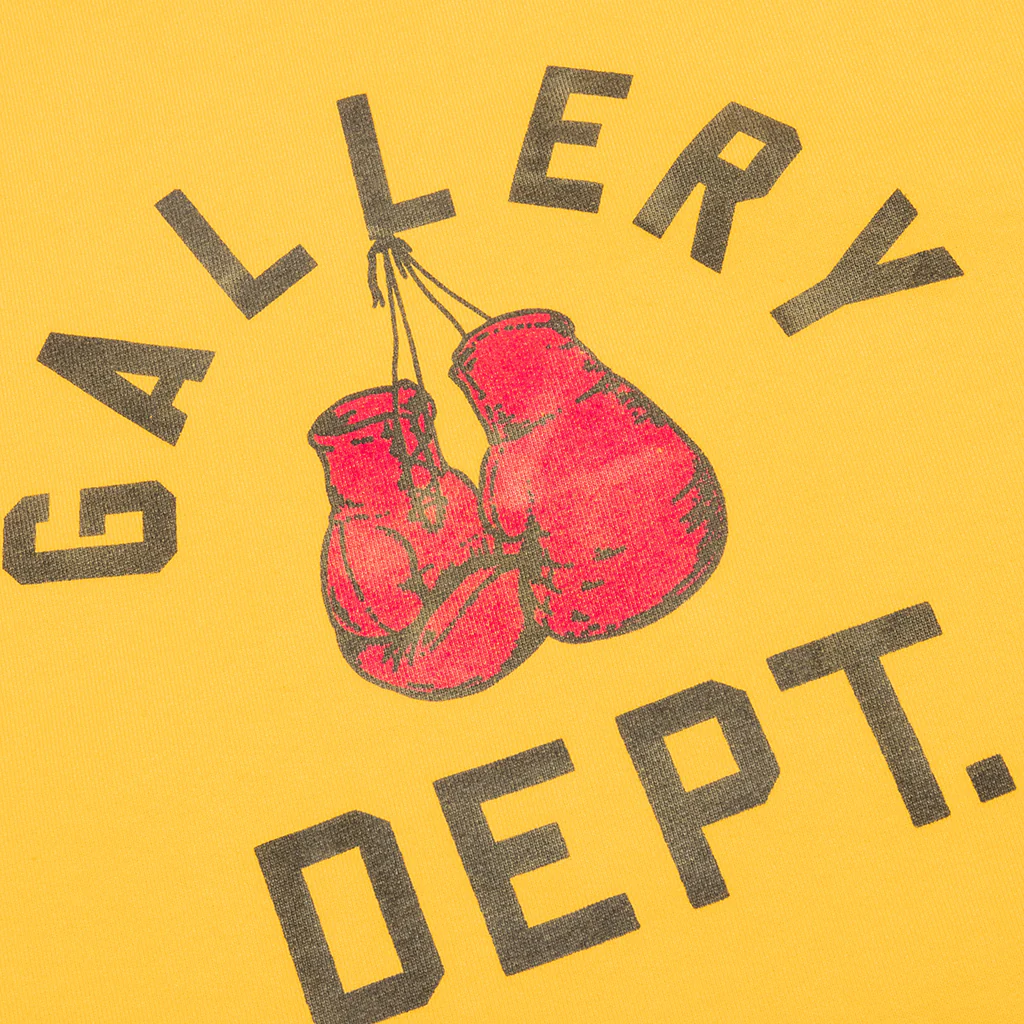 Boxing Merch Tee - Yellow - Image 3