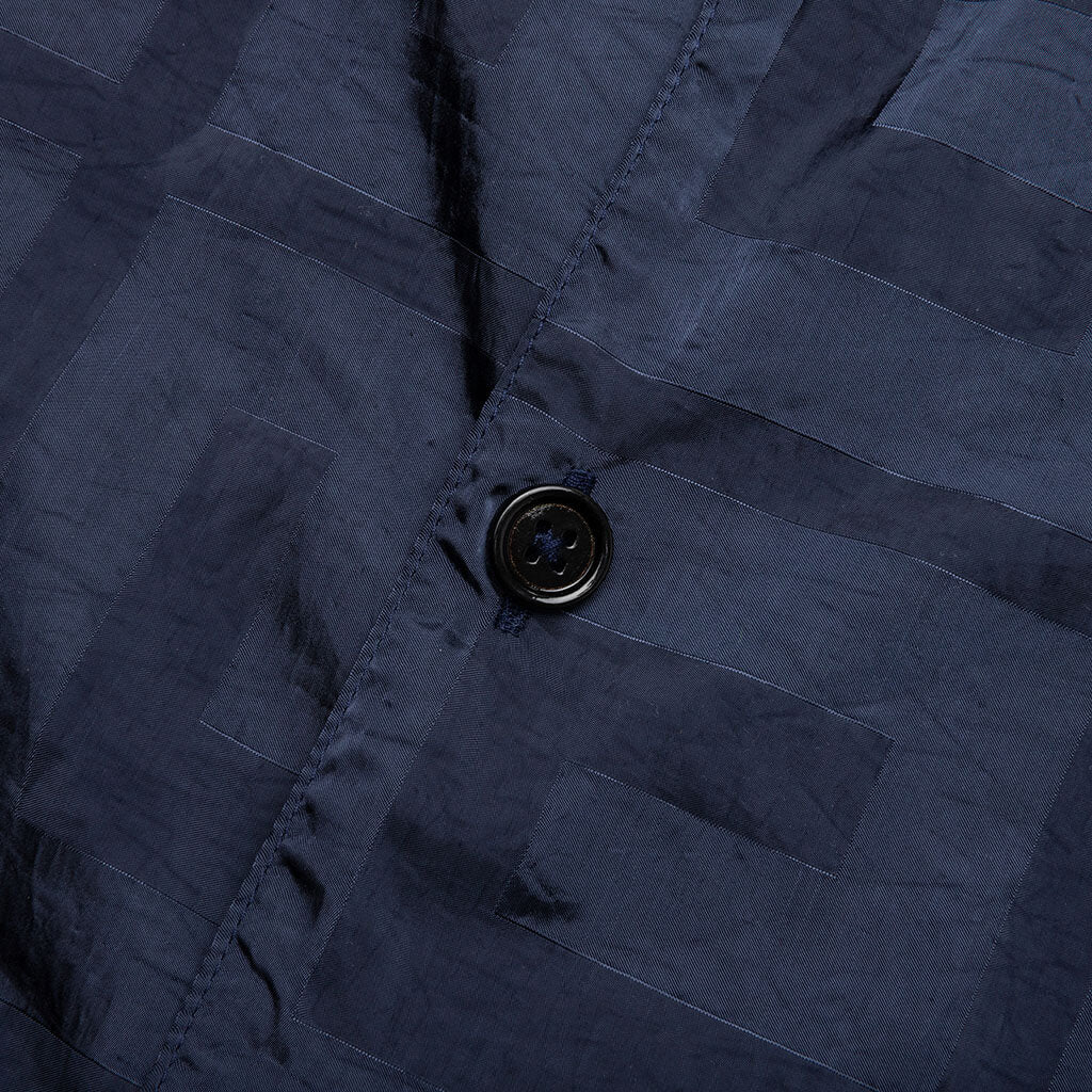 Boxy Fit S/S Shirt Garment Dye - Navy - Image 5