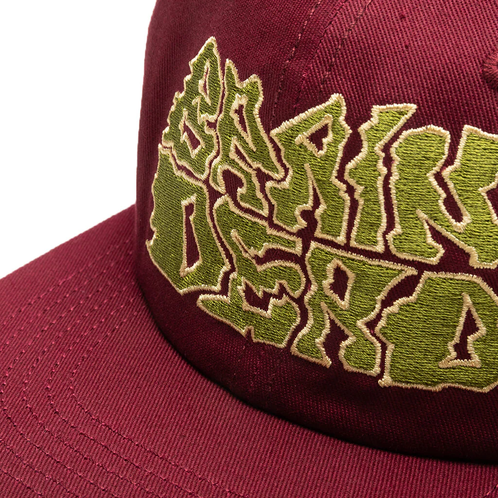 Prehistoric Twill Six Panel Hat - Maroon - Image 4