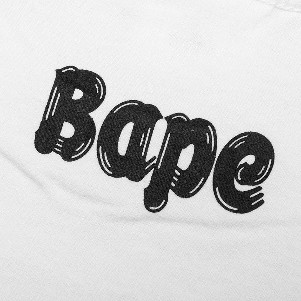 Brush College Tee - White - Image 4