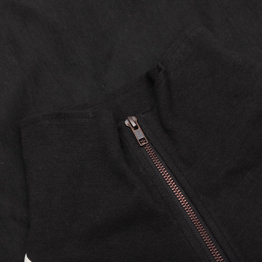 Brushed Poly Track Anorak - Black - Image 3