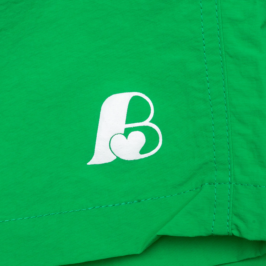 B Logo Water Short - Green - Image 4
