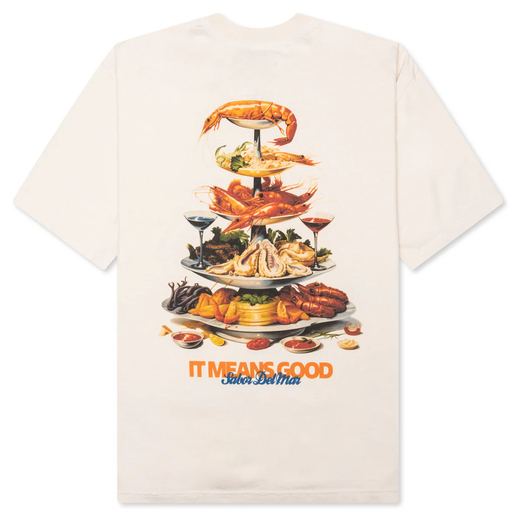 Mariscos S/S Tee - Cream - Image 2