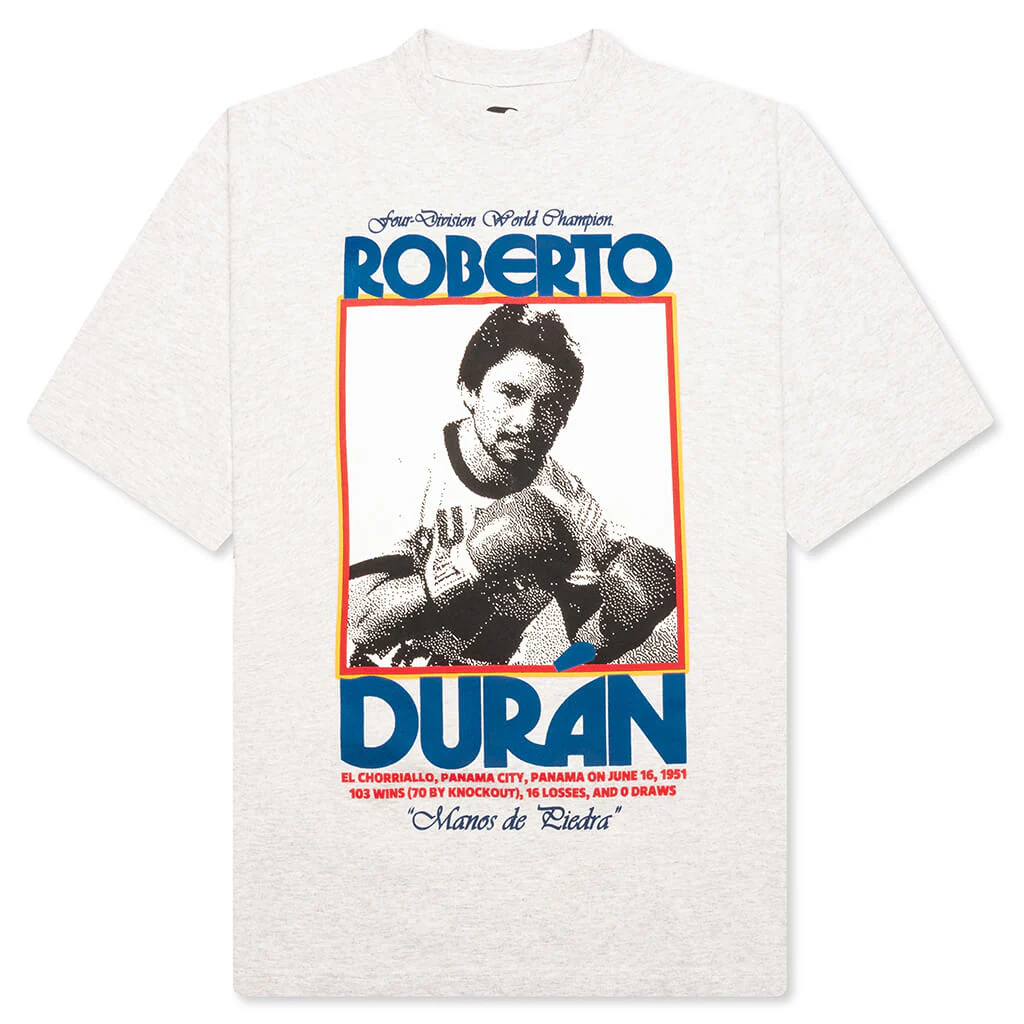 Roberto Duran S/S Tee - Heather Grey