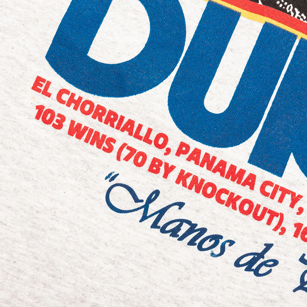Roberto Duran S/S Tee - Heather Grey - Image 4