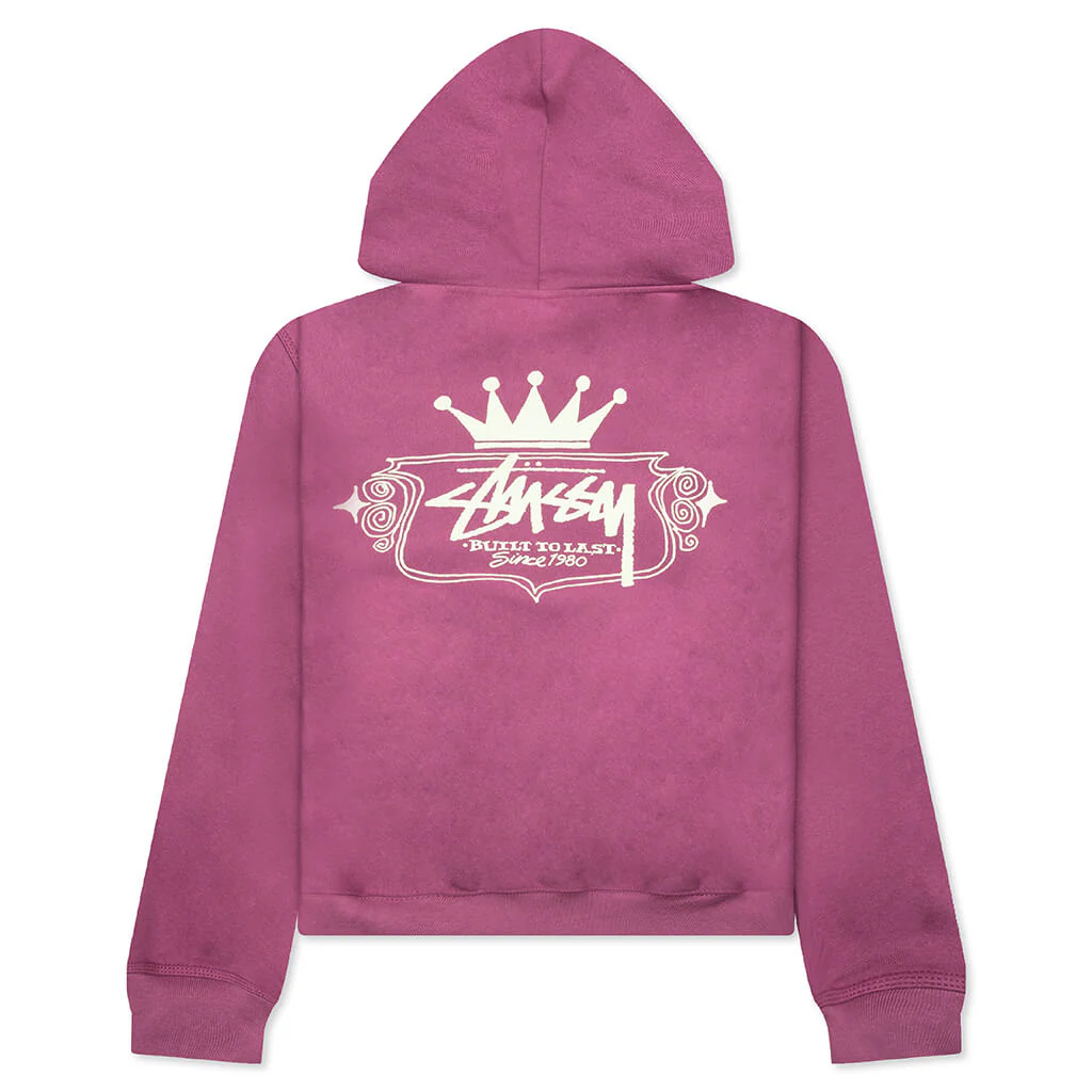 Built To Last Zip Hoodie - Berry - Image 2