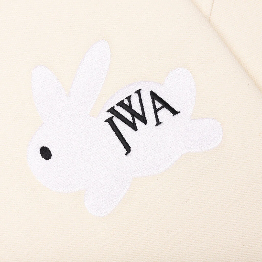 Bunny Embroidery Polo Shirt - Beige - Image 4