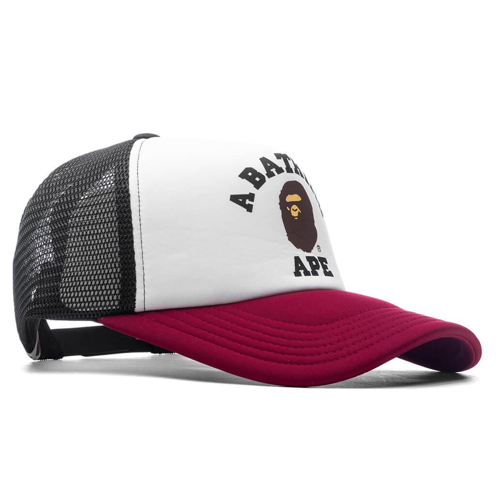 College Mesh Cap - Burgundy - Image 3