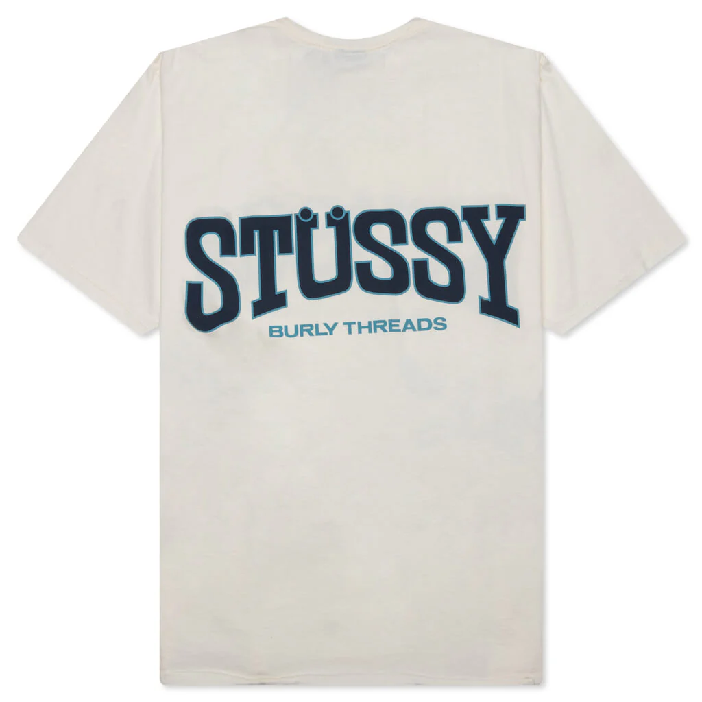 Burly Threads Pig. Dyed Tee - Natural - Image 2