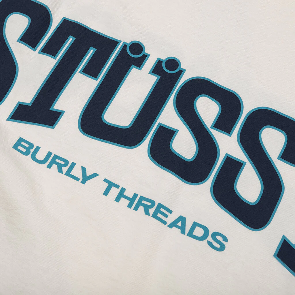 Burly Threads Pig. Dyed Tee - Natural - Image 3