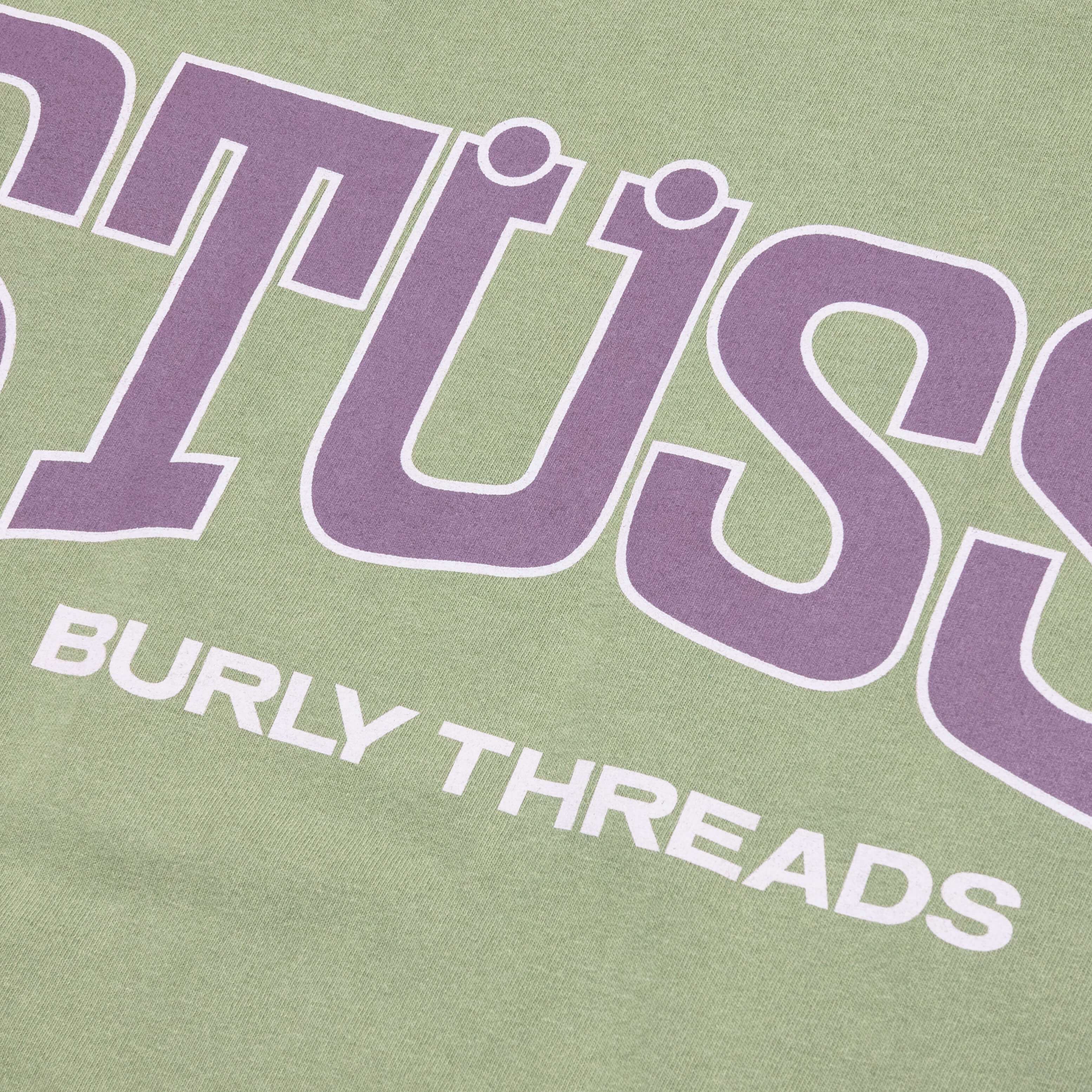 Burly Threads Pig. Dyed Tee - Olive - Image 3