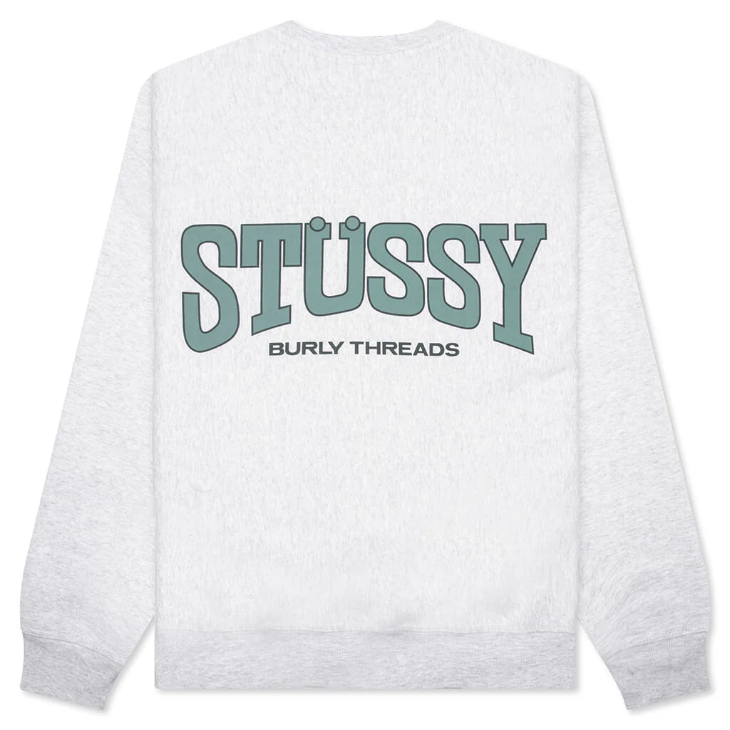 Burly Threads Crew - Ash Heather - Image 2