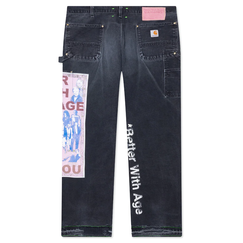 Better With Age x Carhartt Looks Like You Trouser - Indigo - Image 2