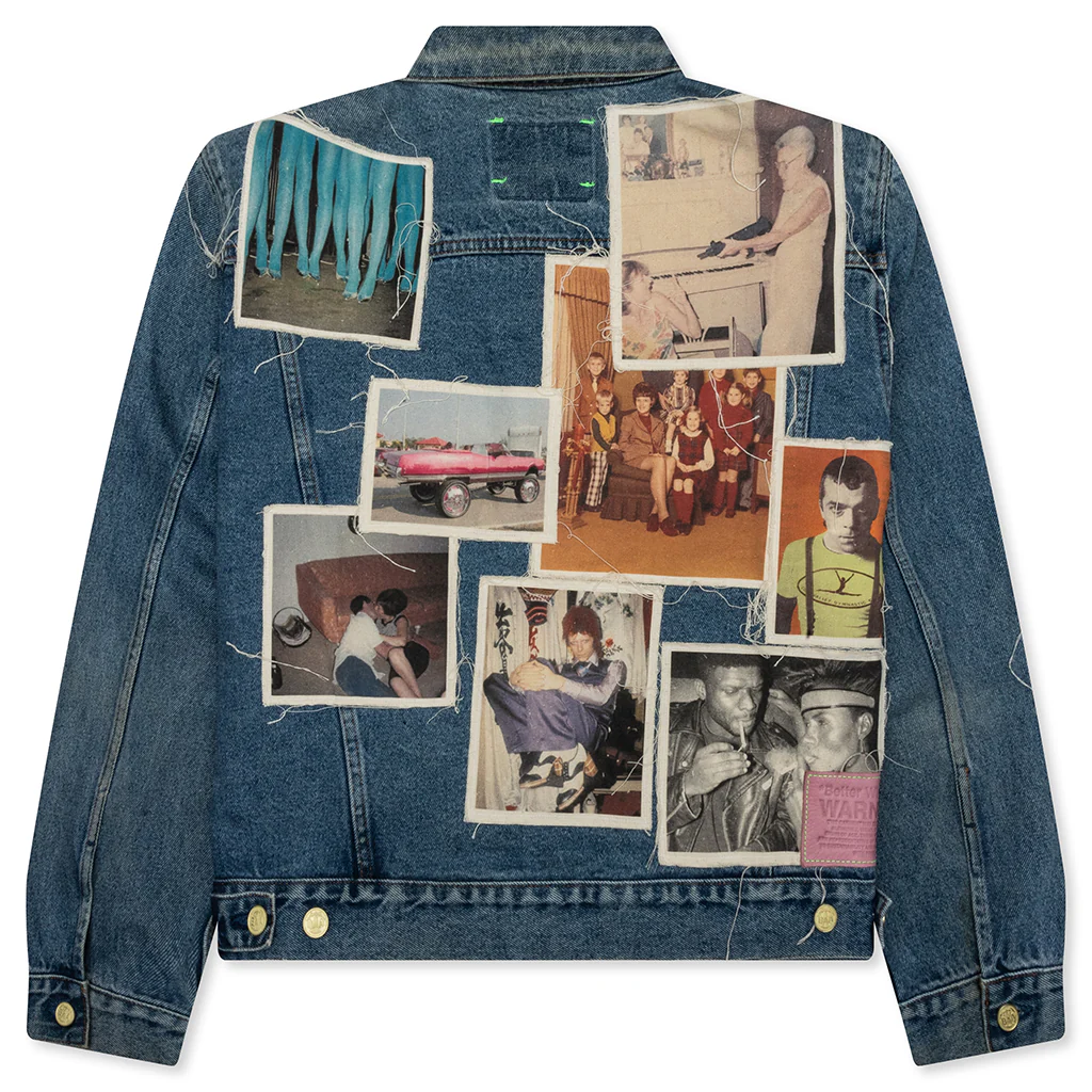 Portrait Denim Jacket - Multi - Image 2