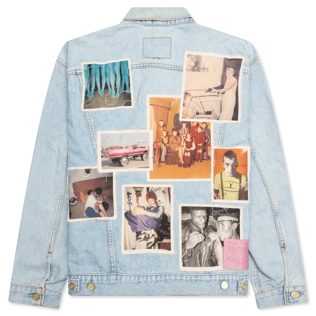 Portrait Denim Jacket - Multi - Image 2