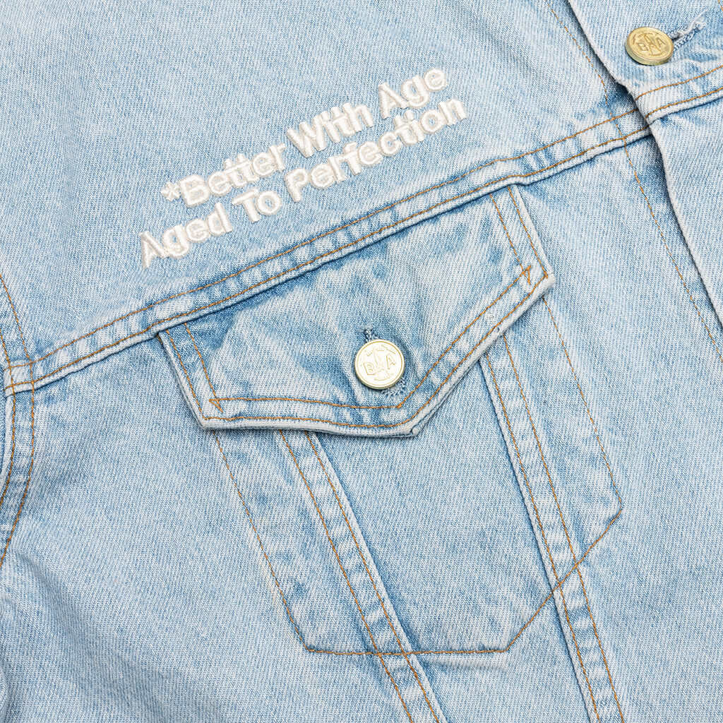 Portrait Denim Jacket - Multi - Image 4
