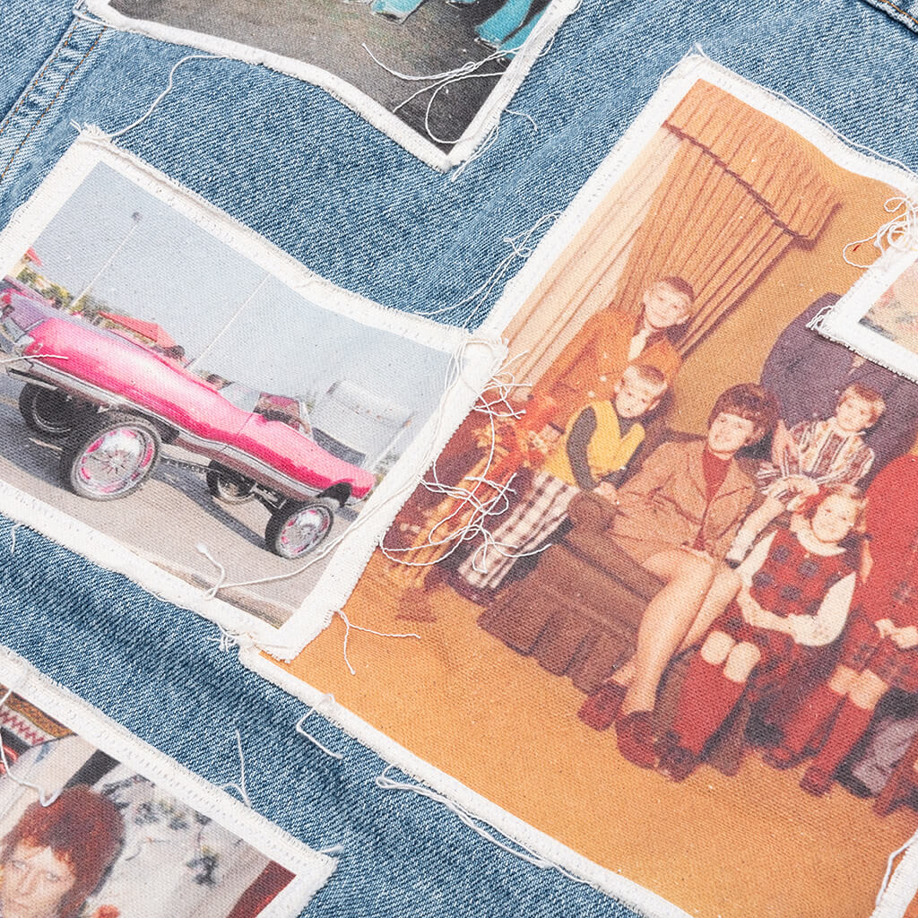 Portrait Denim Jacket - Multi - Image 3