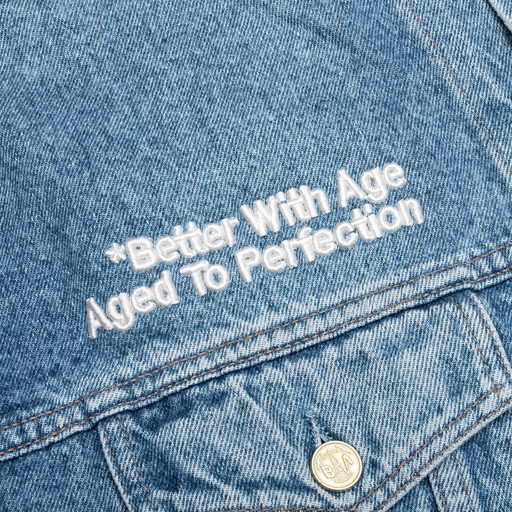 Portrait Denim Jacket - Multi - Image 4