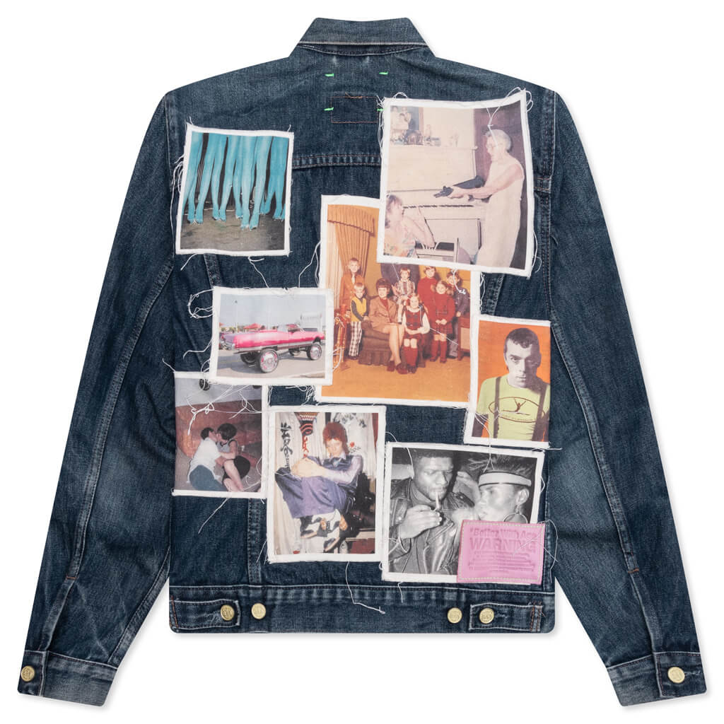 Portrait Denim Jacket - Multi - Image 2